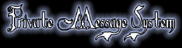 Private Message System/Instant Messages